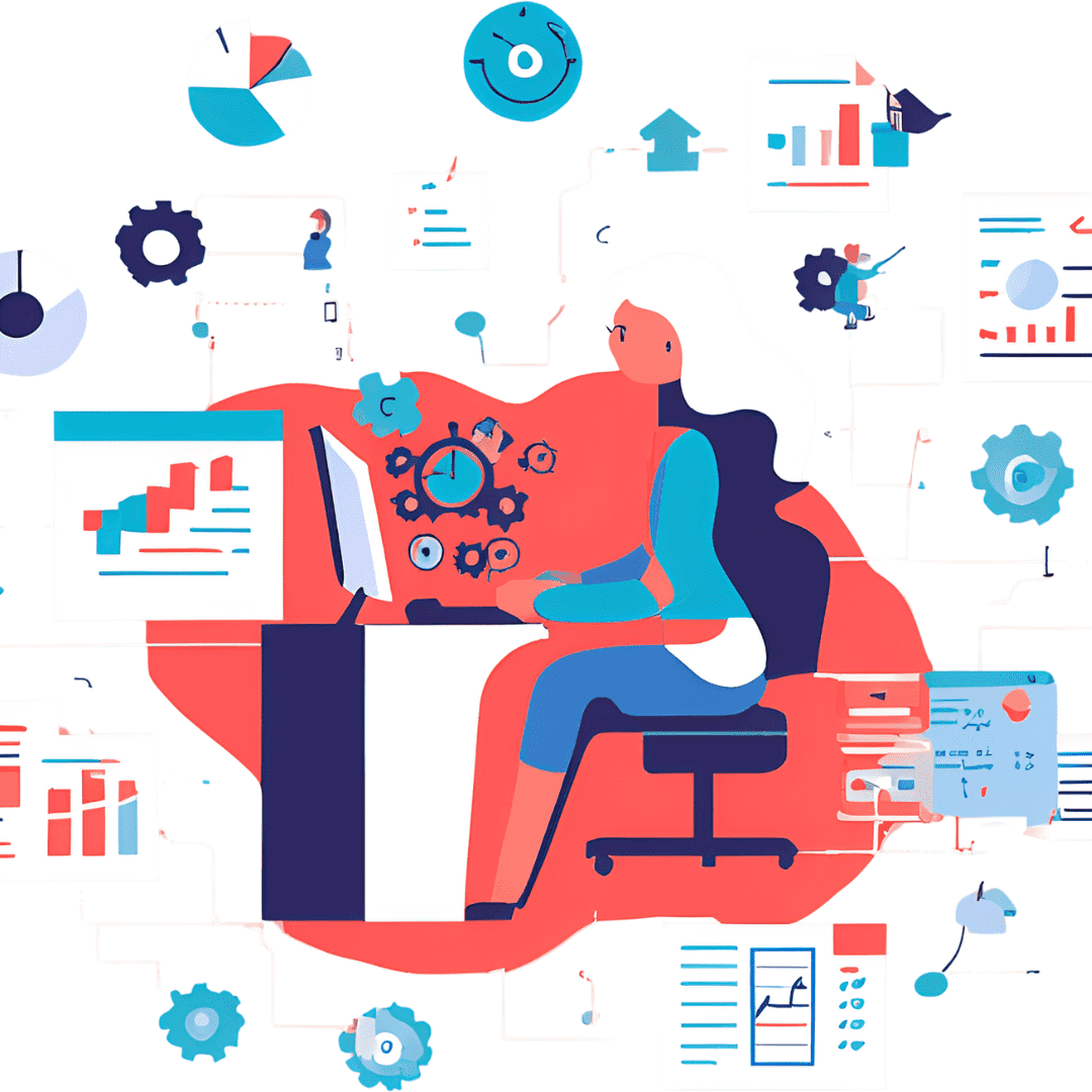 業務のイラスト、Gron