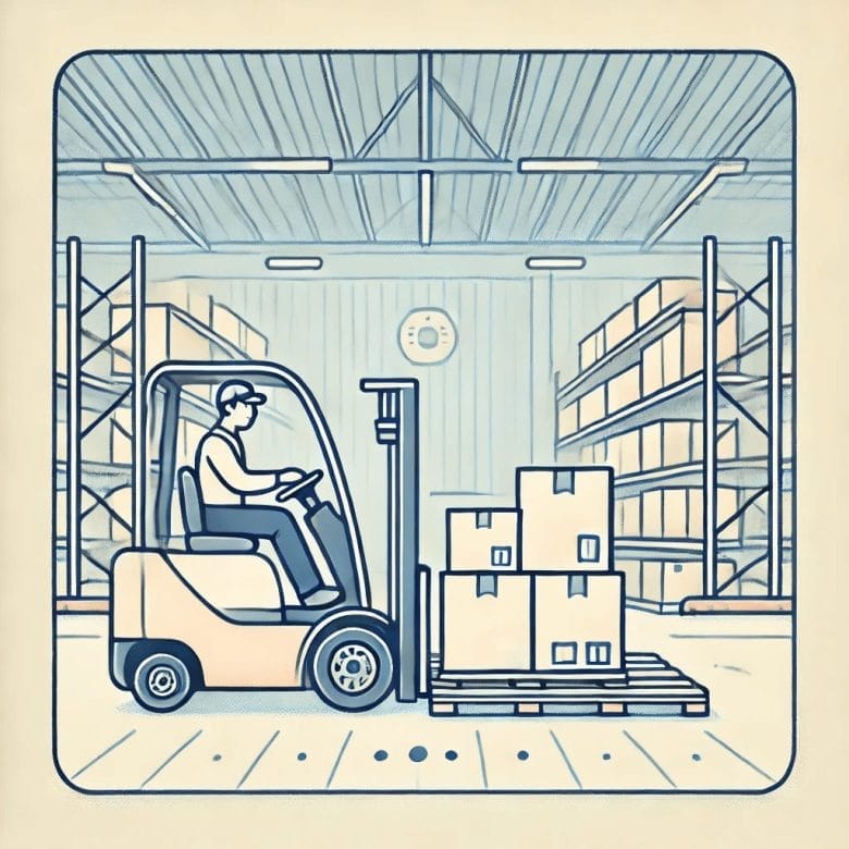 フォークリフトイラスト