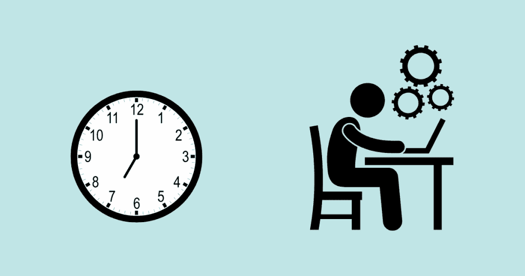 アナログ作業イラスト