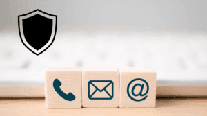 メールとガードイラスト