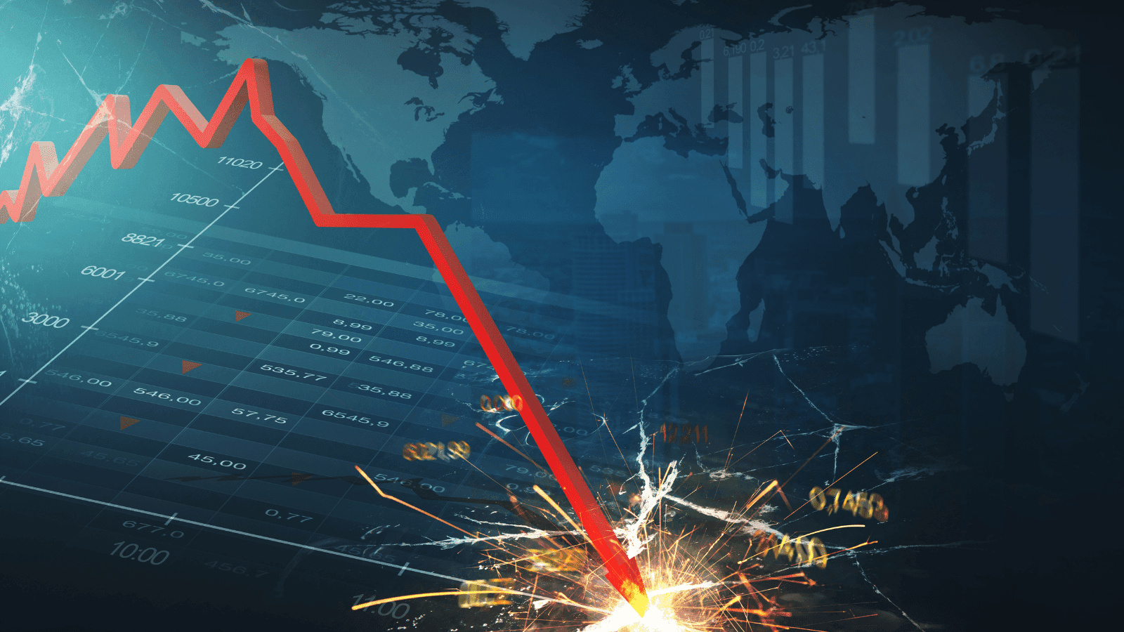 倒産 イラスト　大阪の経営コンサル会社　株式会社Gron